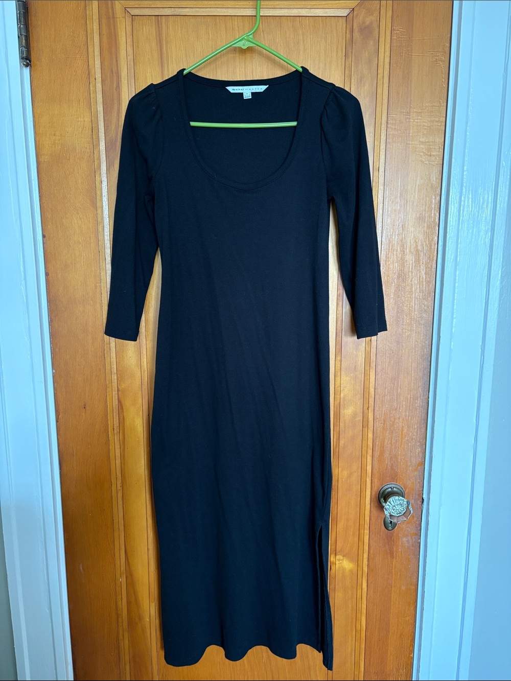 The Nines by HATCH Black Maternity Dress